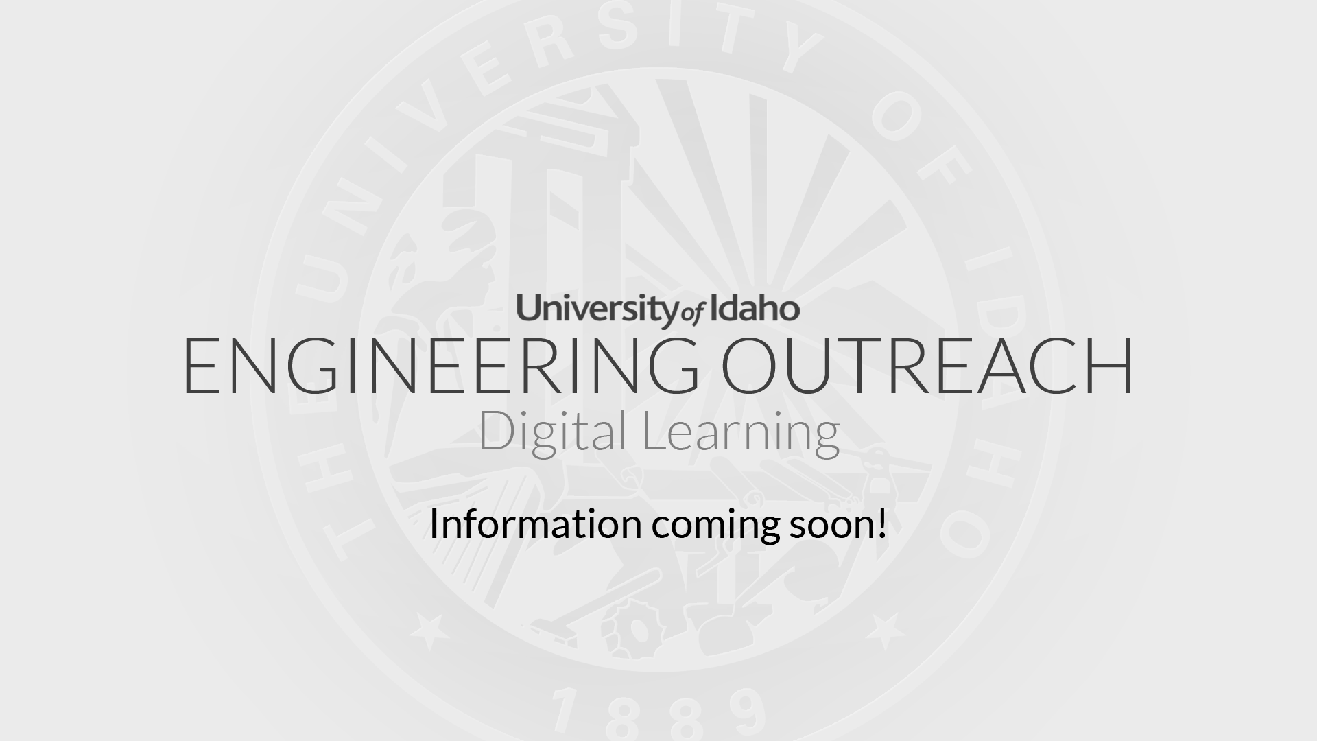 EO Digital Learning - Information coming soon!